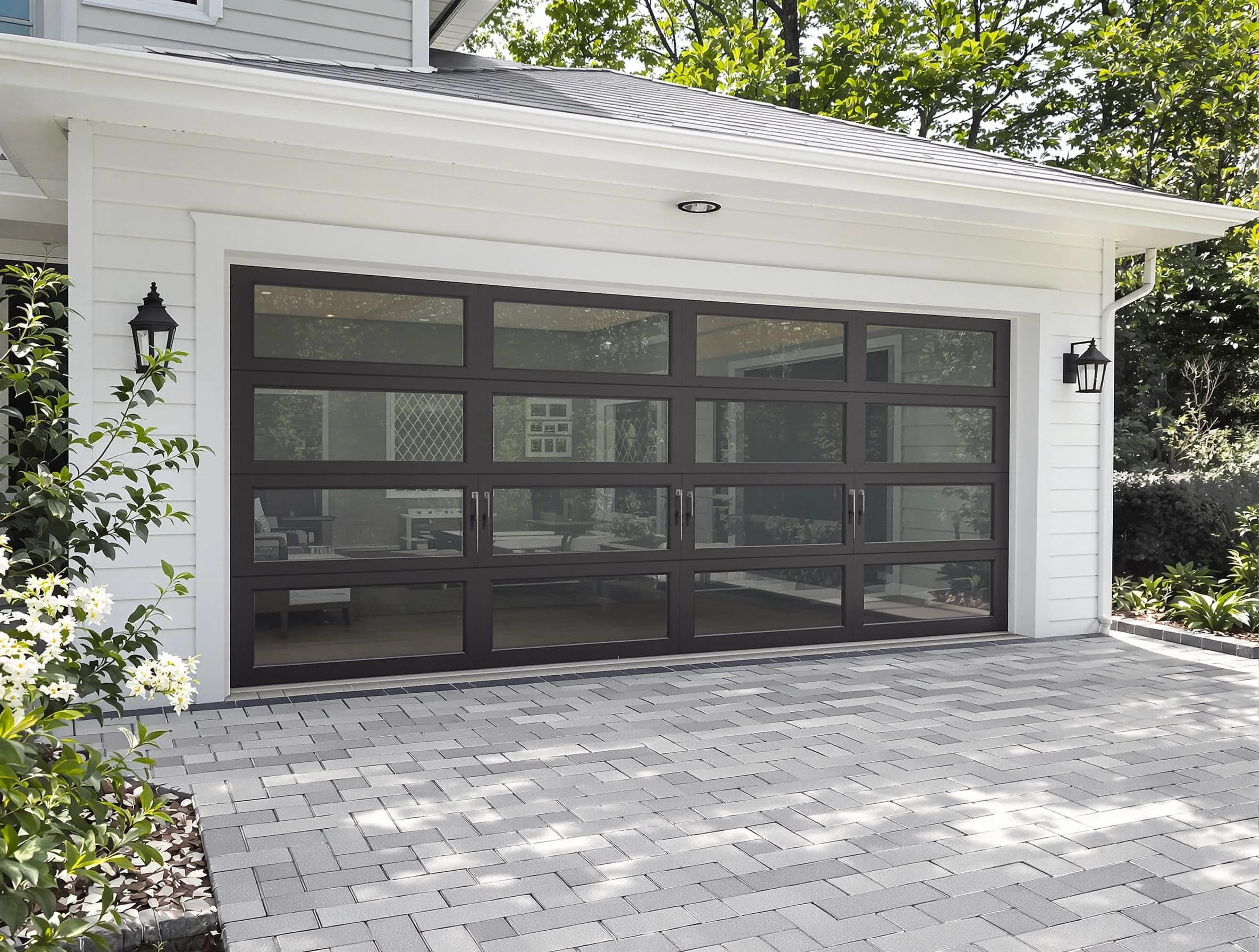 Wheat Ridge Garage Door Repair design specialist presenting custom garage door options to Wheat Ridge homeowner