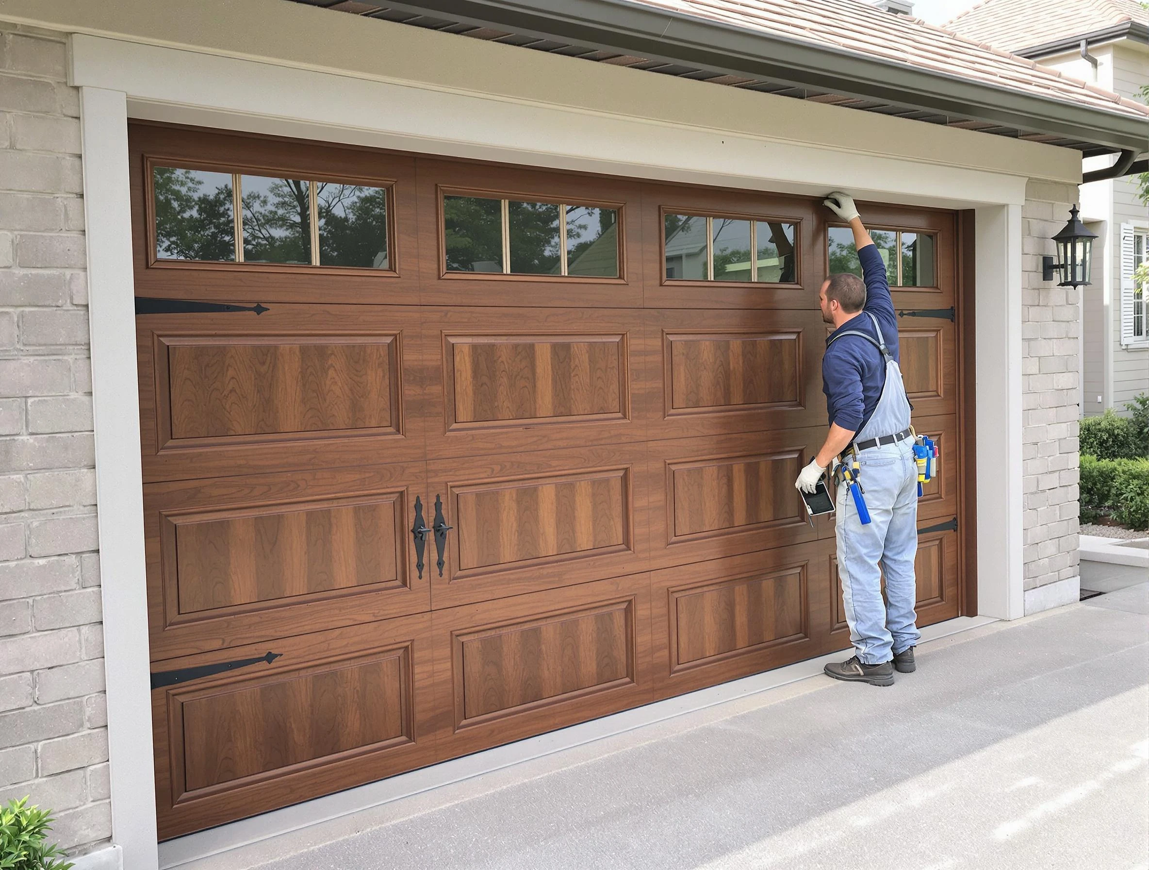 Custom garage door showcase by Wheat Ridge Garage Door Repair in Wheat Ridge